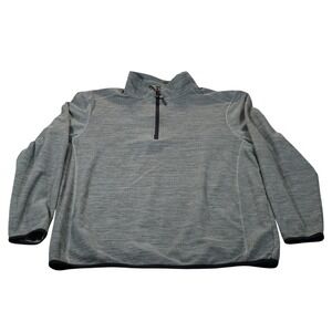 Avalanche Pullover Mens XL Gray Half Zip Sweater Outdoor Hiking Stretch Athletic
